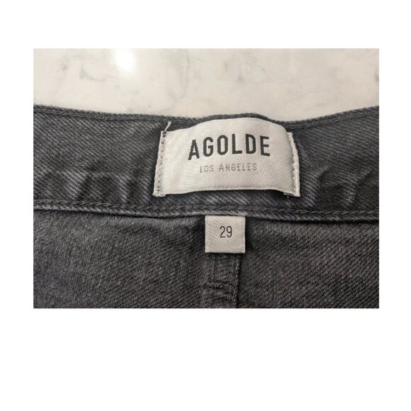 Agolde Parker Shorts - Black - Size 29 - Picture 8 of 10